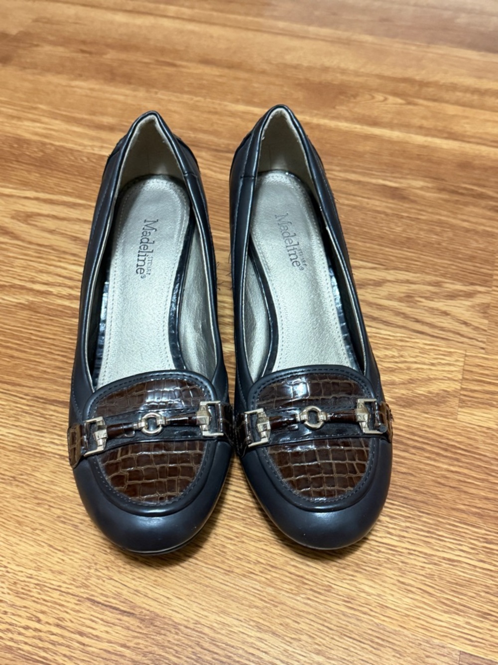 Madeline Stuart Paisley Brown Heels Size 9M